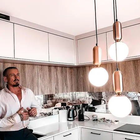 P R A T U M Pink&blue Elegance Z Widokiem Na Jezioro Mikołajki